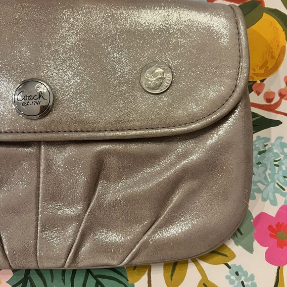 Coach Silver Wristlet - only used 1 time! - Picture 5 of 7
